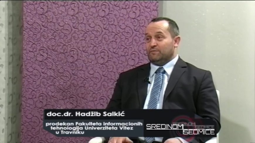Doc.dr. Hadžib Salkić u programu RTV SLON govorio o sigurnom korištenju interneta i zaštiti djece od virtualnih opasnosti